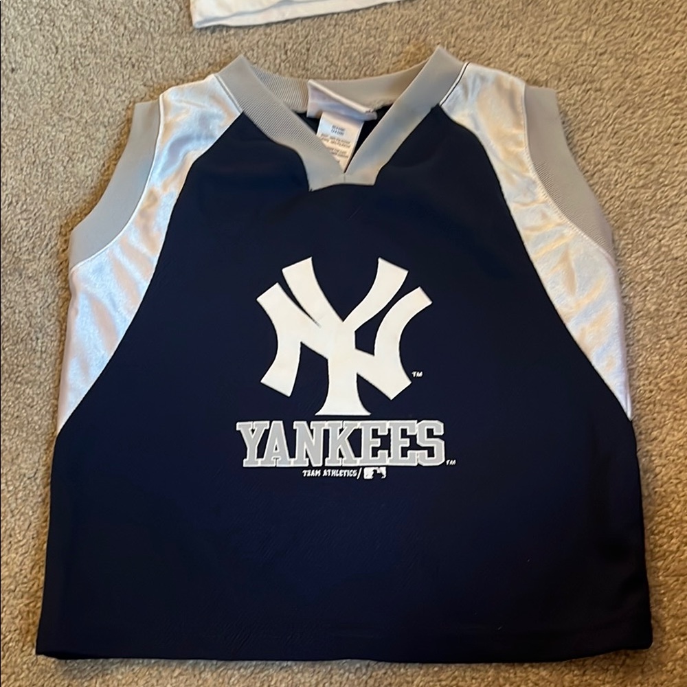 New York NY Yankees mesh sleeveless jersey tank vest